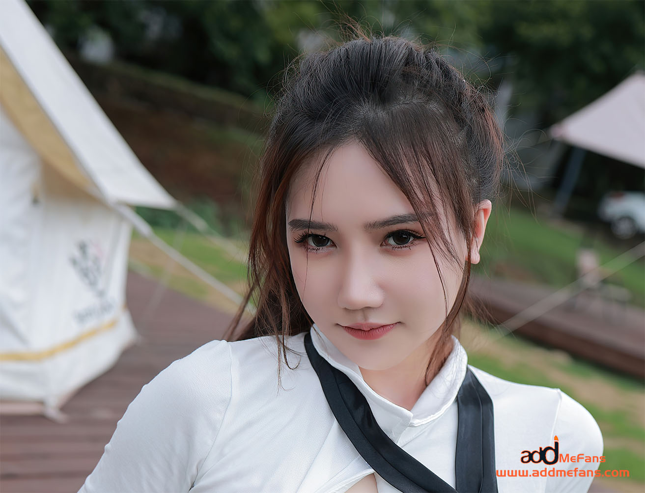 [xiuren秀人网] VOL.5703 古月小同学 黑丝白T [58P 529M]