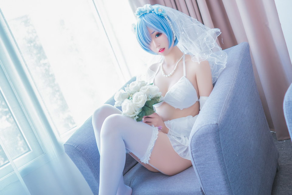 猫君君_MaoJun 蕾姆内衣花嫁[41P352MB]