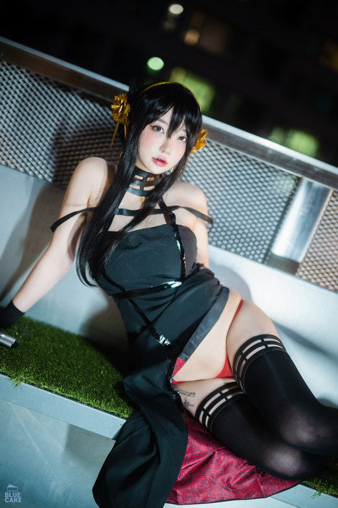 [BLUECAKE]YeEun孫樂樂 Black Rose[130P3.26GB]