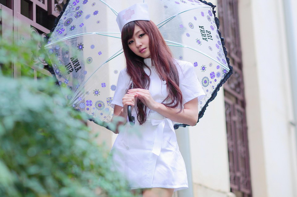 [模拍摄影]小雅 护士服丝袜高跟美腿[70P303M]